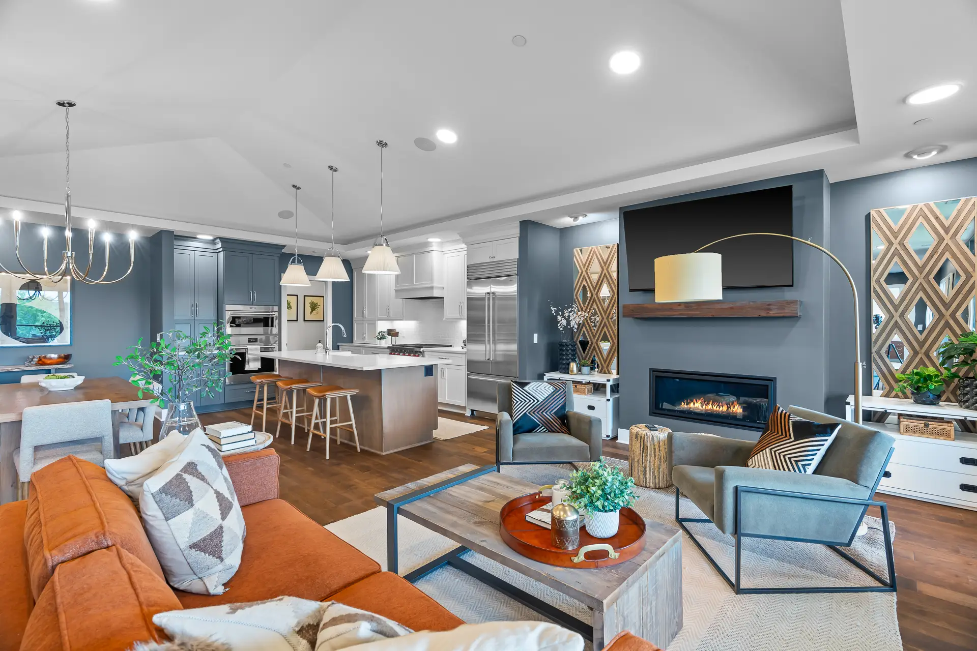 Hill Farm #302 Great room view