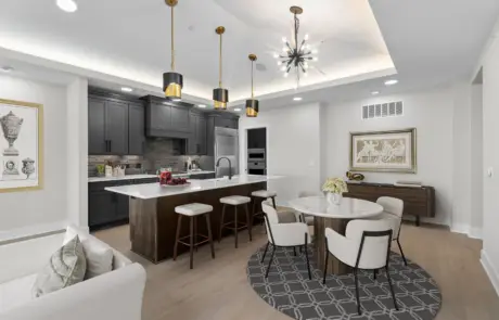 Hill Farm #301 Dining and Kitchen view