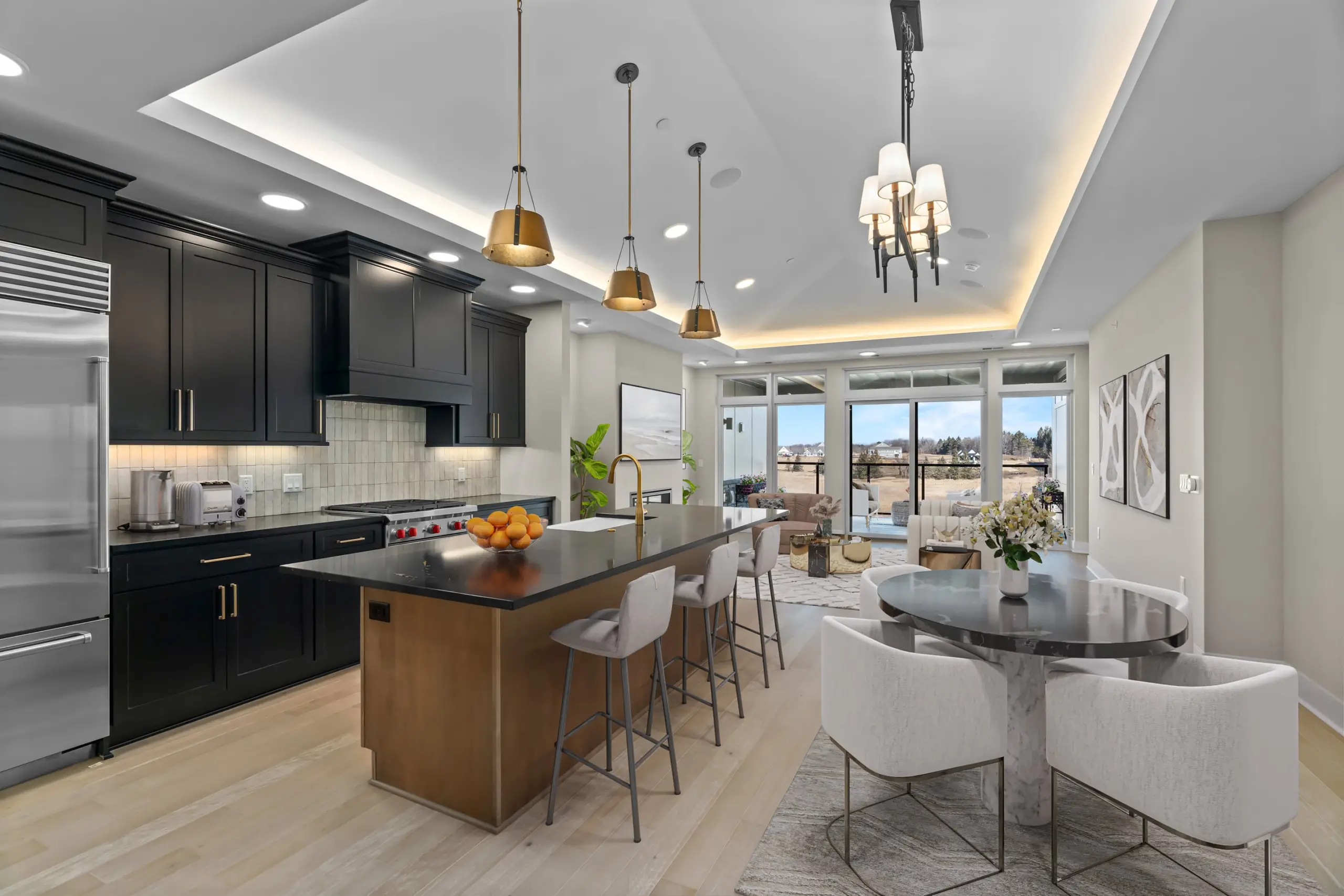 Hill Farm #303 Kitchen and Dining view